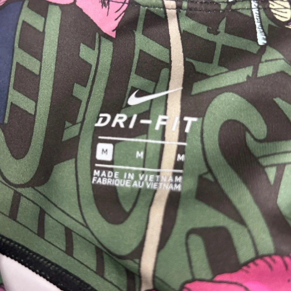 Nike Dri Fit Womens Floral Print Icon Clash One Leggings Size M‎